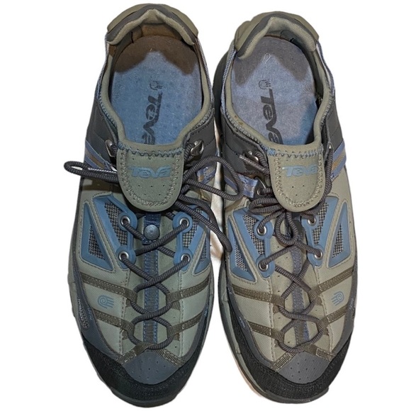 Teva Hiker Low Blue & Tan Size 10 - Picture 1 of 9
